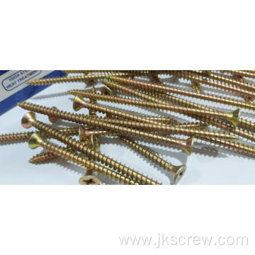 Yellow Zinc Plated Screws Chipboard Screws